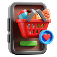 3D Wish lists icon on transparent background png