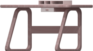 3d modern tabell ikon på transparent bakgrund png