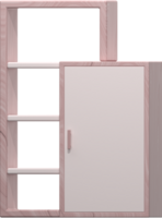 3D Cabinet icon on transparent background png