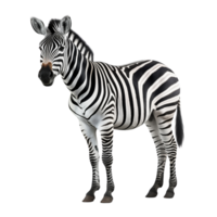 AI generated Zebra clip art png