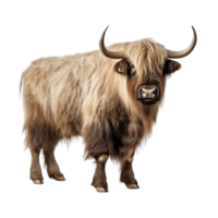 AI generated Yak clip art png