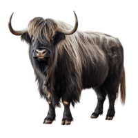 AI generated Yak clip art png