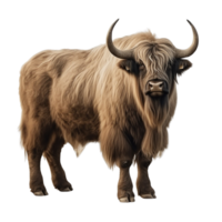 AI generated Yak clip art png