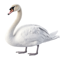 ai gerado cisne grampo arte png