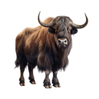 AI generated Yak clip art png