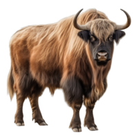 AI generated Yak clip art png