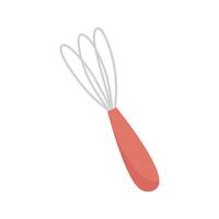 Culinary whisk for beating eggs and preparing cream vector