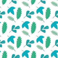 Spring summer foliage background vector graphic