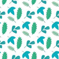 Spring summer foliage background vector graphic