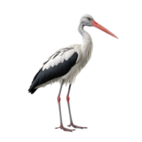 AI generated Stork clip art png