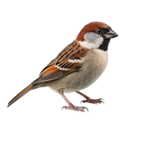 AI generated Sparrow clip art png