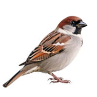 AI generated Sparrow clip art png