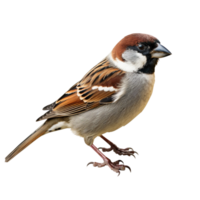 AI generated Sparrow clip art png