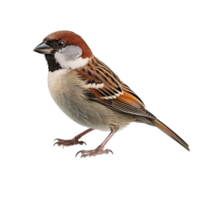 AI generated Sparrow clip art png