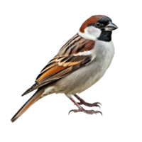 AI generated Sparrow clip art png