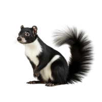 AI generated Skunk clip art png