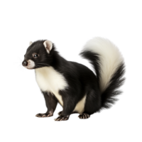 AI generated Skunk clip art png