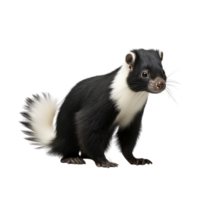 AI generated Skunk clip art png