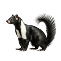 AI generated Skunk clip art png