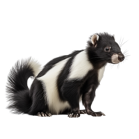 AI generated Skunk clip art png