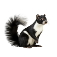 AI generated Skunk clip art png