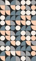 Bauhaus pattern background. Seamless geometric pattern wallpaper vector