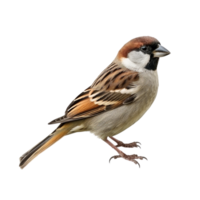 AI generated Sparrow clip art png