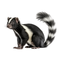 AI generated Skunk clip art png