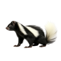 ai gerado Skunk grampo arte png