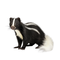 ai gerado Skunk grampo arte png