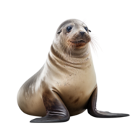 ai gerado foca grampo arte png