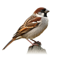 AI generated Sparrow clip art png