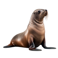 AI generated Sea lion clip art png