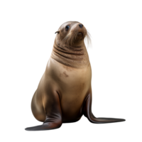 AI generated Sea lion clip art png