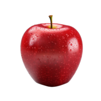 AI generated Red apple clip art png