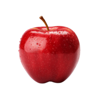 AI generated Red apple clip art png