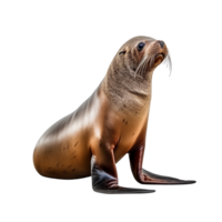 AI generated Sea lion clip art png