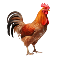 AI generated Rooster clip art png