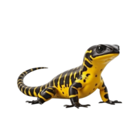 ai gerado salamandra grampo arte png