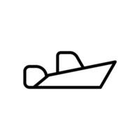 boat icon symbol vector template collection