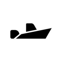 barco icono símbolo vector modelo colección