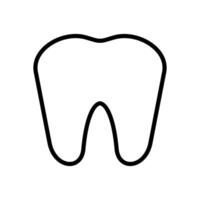 tooth icon symbol vector template collection