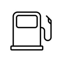 gas pump icon symbol vector template collection