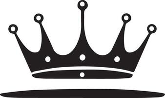 Crown vector icon design isolated on white background king or queen symbol for your web site design