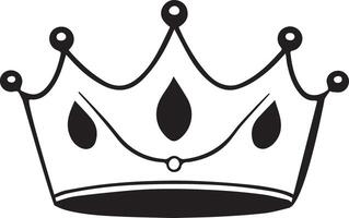 Crown vector icon design isolated on white background king or queen symbol for your web site design