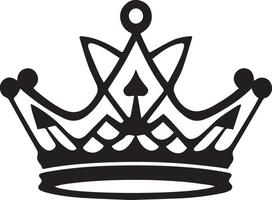 Crown vector icon design isolated on white background king or queen symbol for your web site design