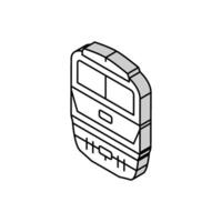 train transport vehicle isometric icon vector illustration