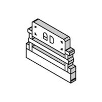 guerrilla advertising isometric icon vector illustration