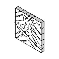 lava flow isometric icon vector illustration