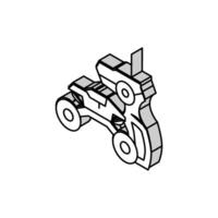 remote controlled toy child game play isometric icon vector illustration